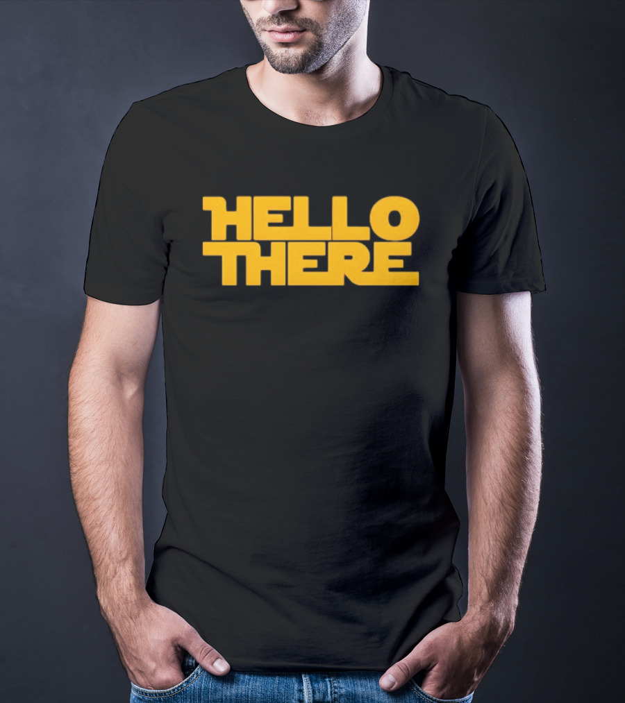 Hello There Obi Wan Kenobi Yellow T-Shirt