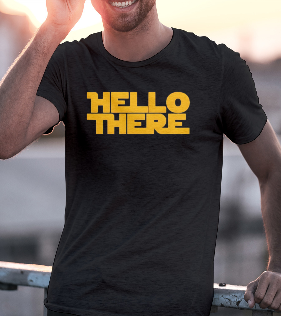 Hello There Obi Wan Kenobi Yellow T-Shirt