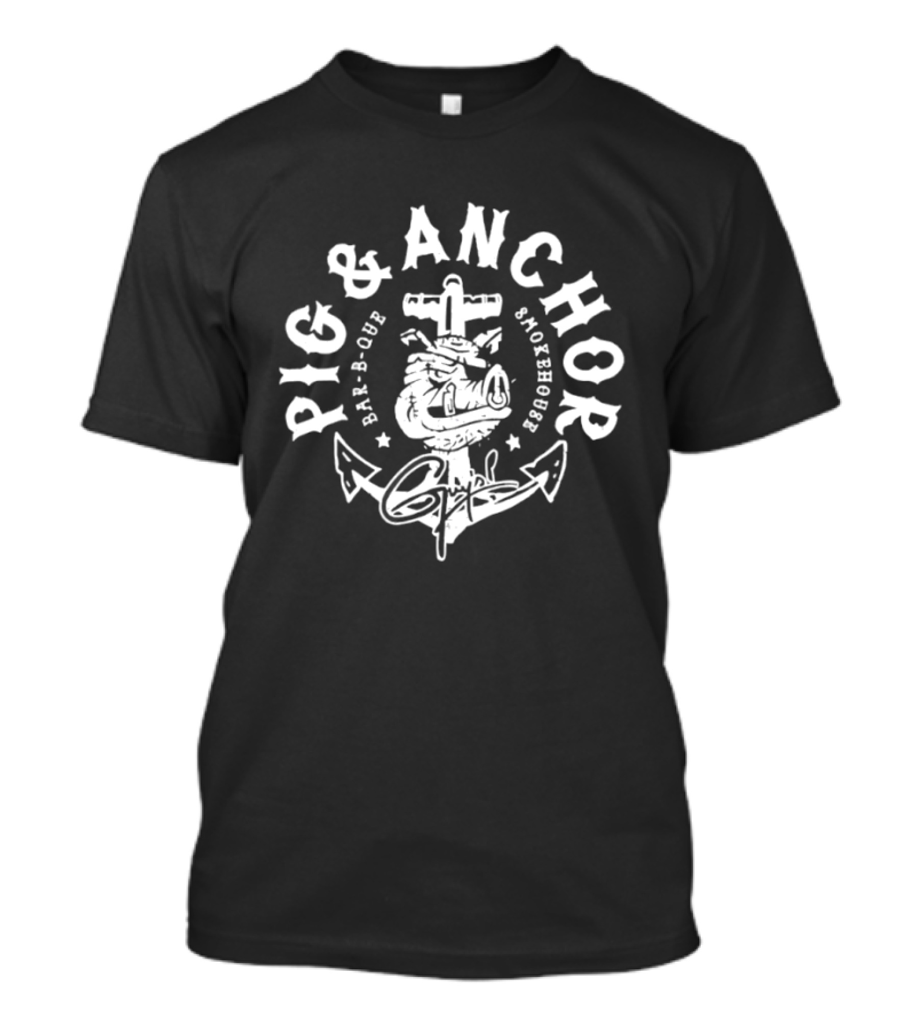 Pig And Anchor Bar B Que Smokehouse Guy Fieri T-Shirt