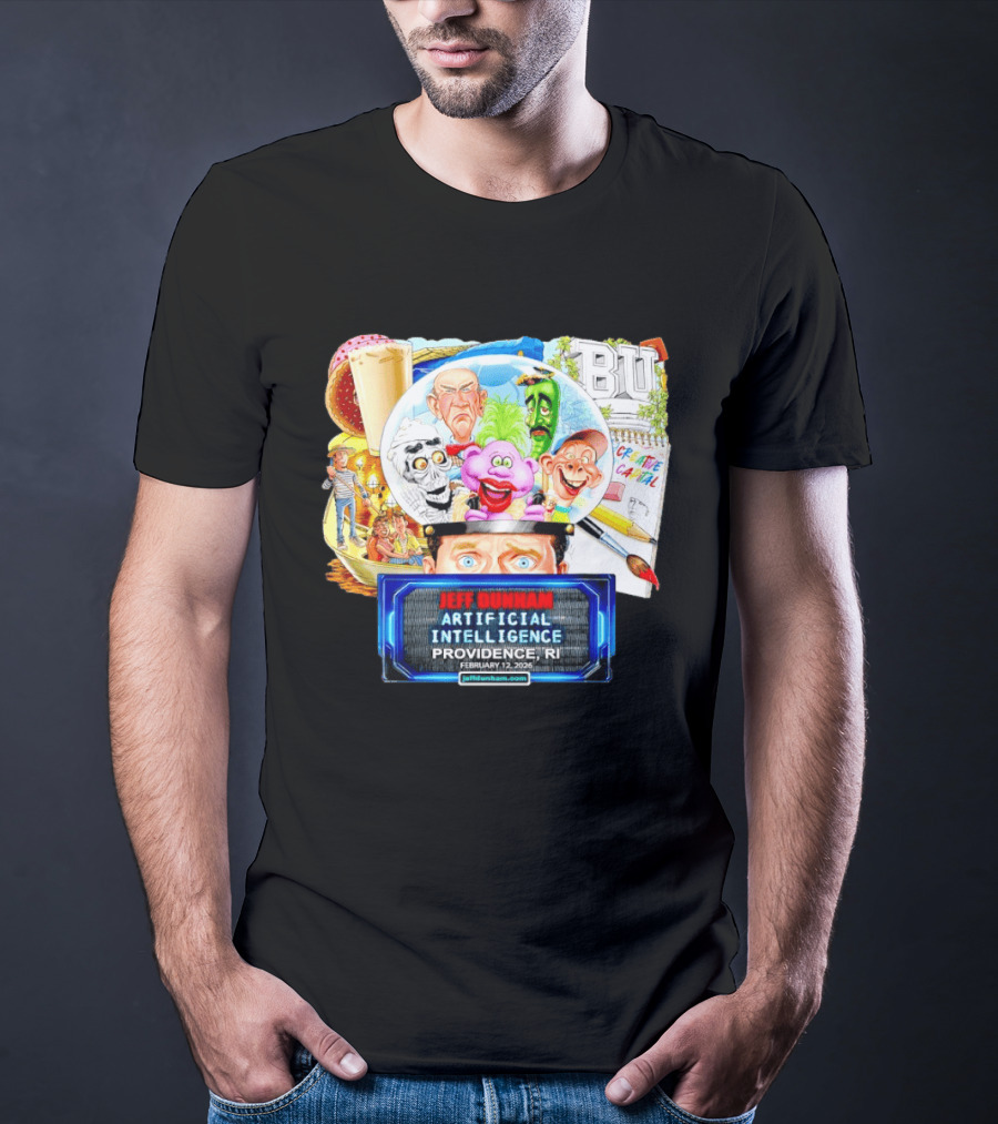 Jeff Dunham Artificial Intelligence Providence RI February 12 2026 T-Shirt