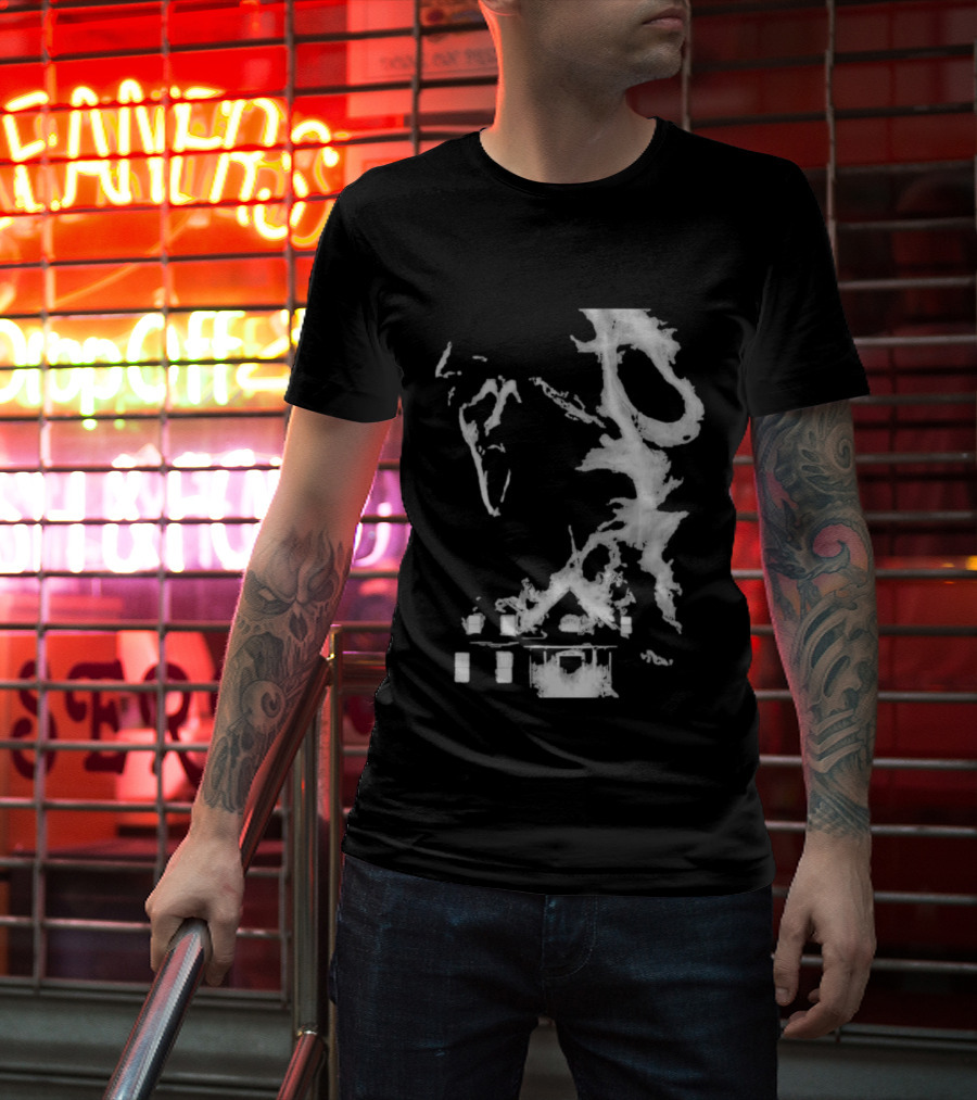 30th Anniversary Scream Kill Tour Texas Chainsaw Massacre Map T-Shirt