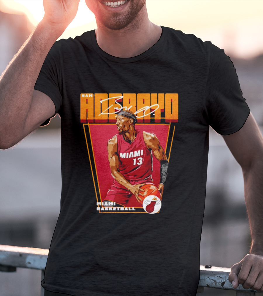 Bam Adebayo Miami 13 Basketball Heat T-Shirt