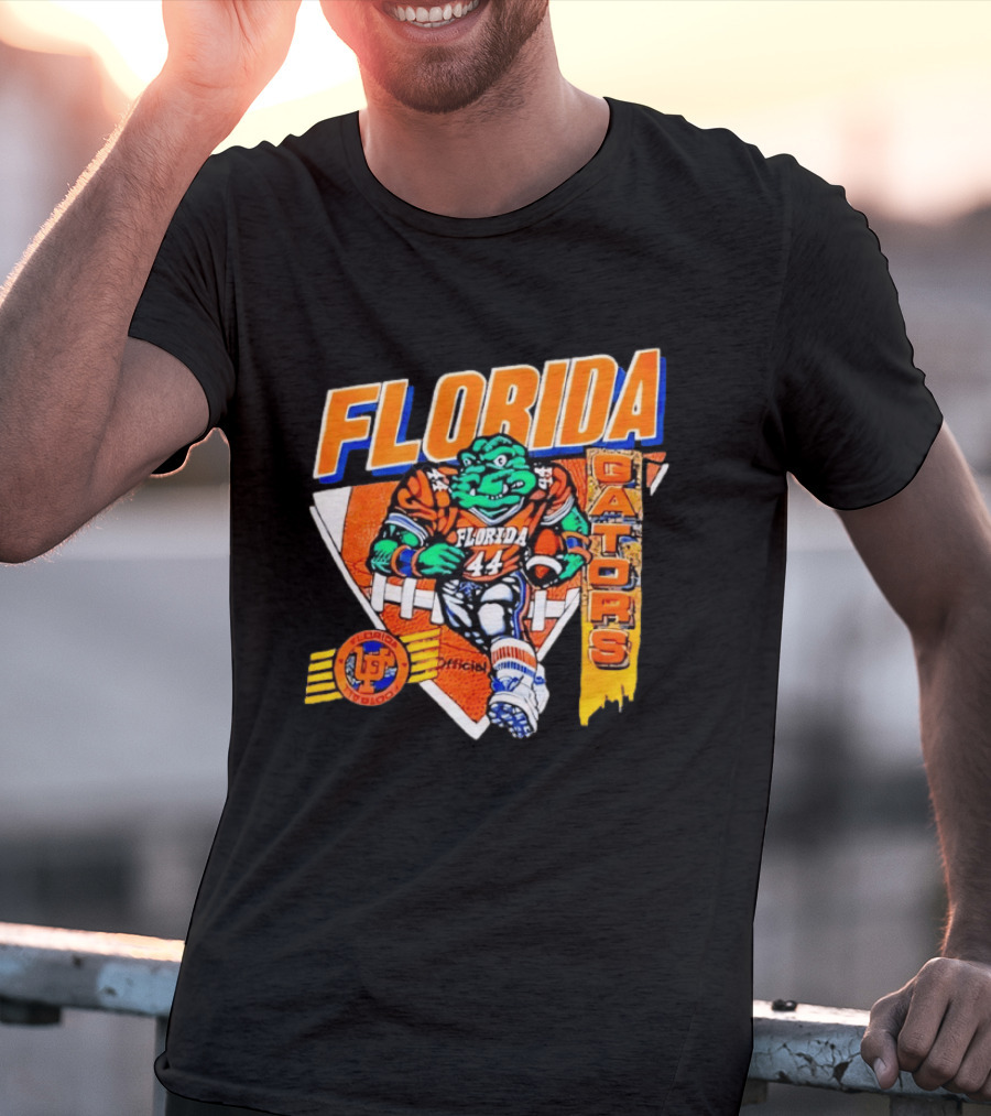 Florida Gators Football Alligator Cartoon 44 Player T-Shirt