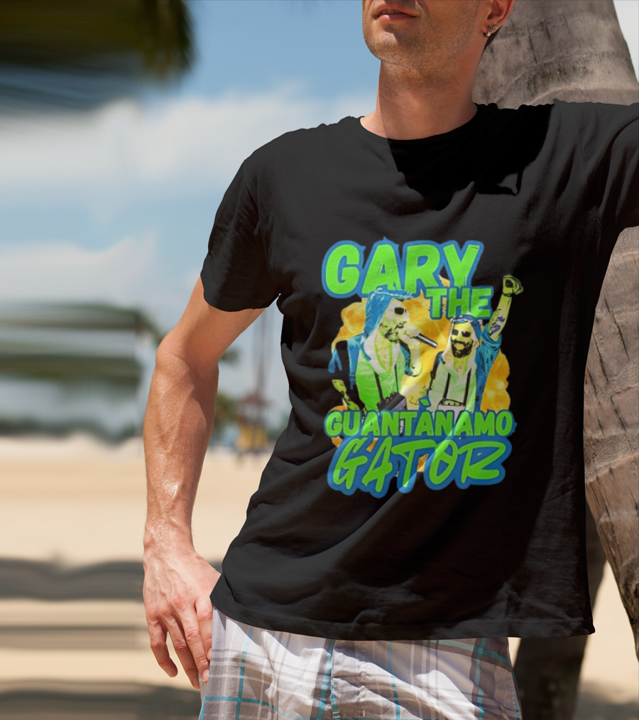 Gary The Guantanamo Gator Retro Pop Culture T-Shirt