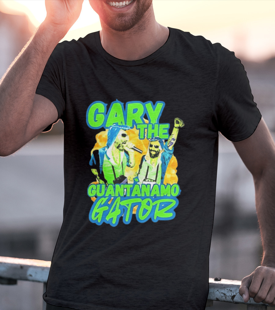 Gary The Guantanamo Gator Retro Pop Culture T-Shirt