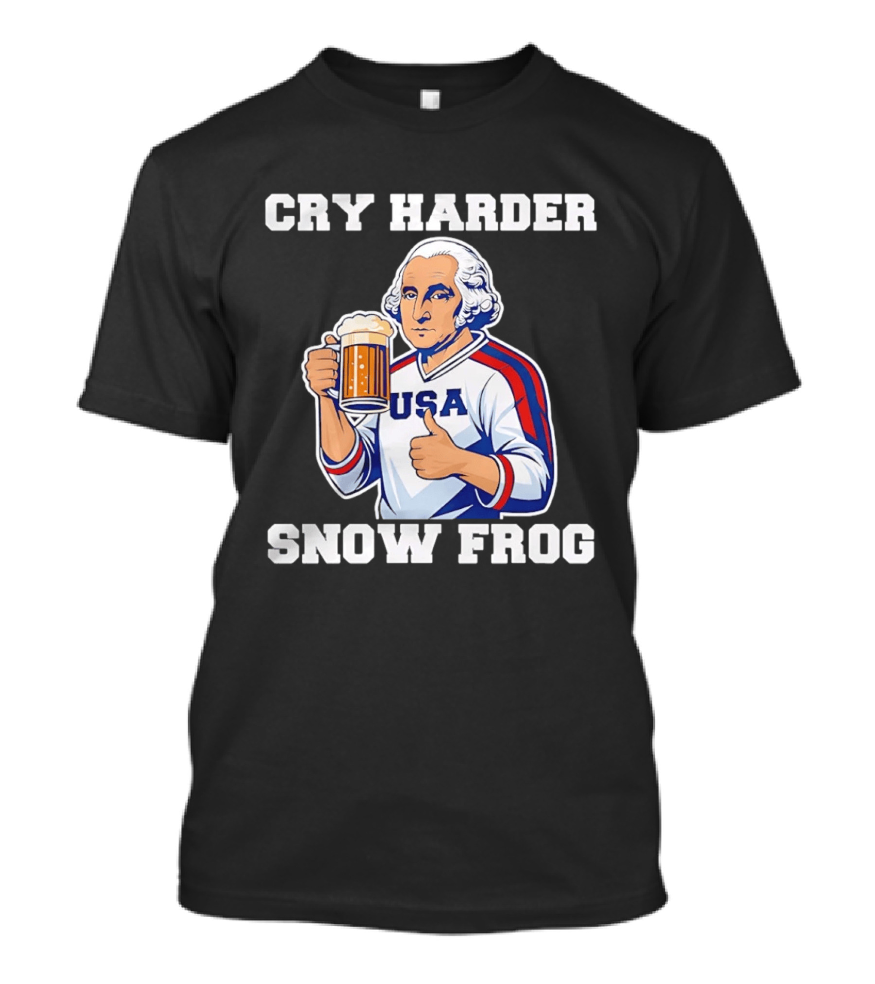 Cry Harder USA Player Snow Frog T-Shirt