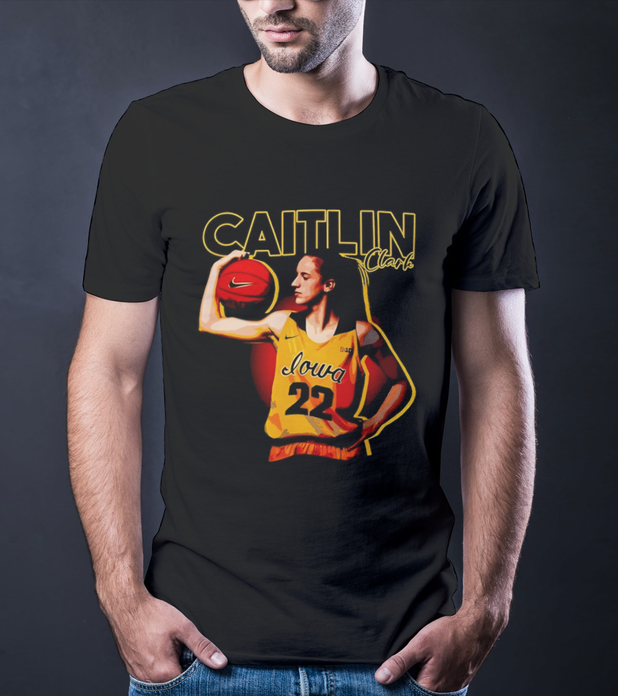 Caitlin Clark Iowa Basketball 22 Nike T-Shirt
