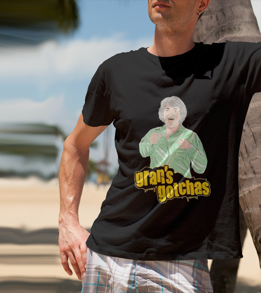 Gran's Gotchas Hilarious Moments With Playful Gesture Image T-Shirt