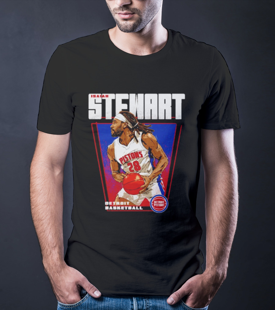 Isaiah Stewart Detroit Pistons Basketball 28 T-Shirt
