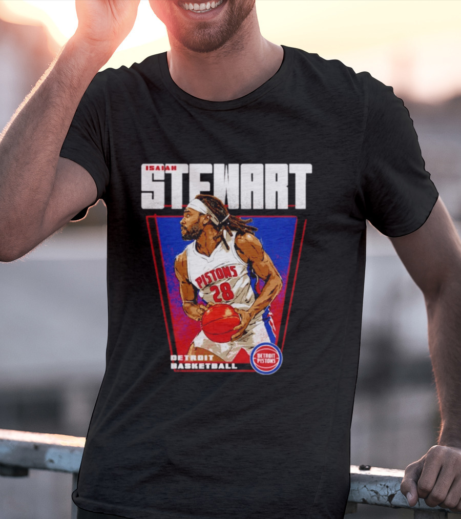Isaiah Stewart Detroit Pistons Basketball 28 T-Shirt