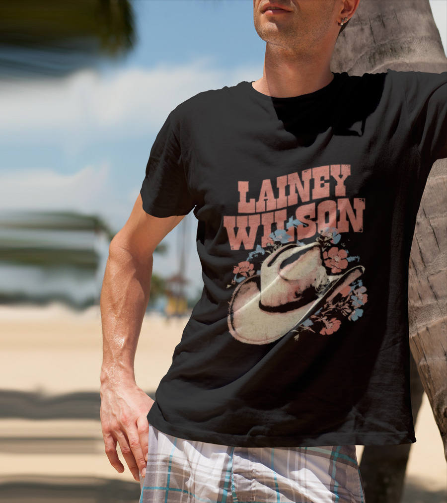 Lainey Wilson Country Music Western Hat Floral T-Shirt