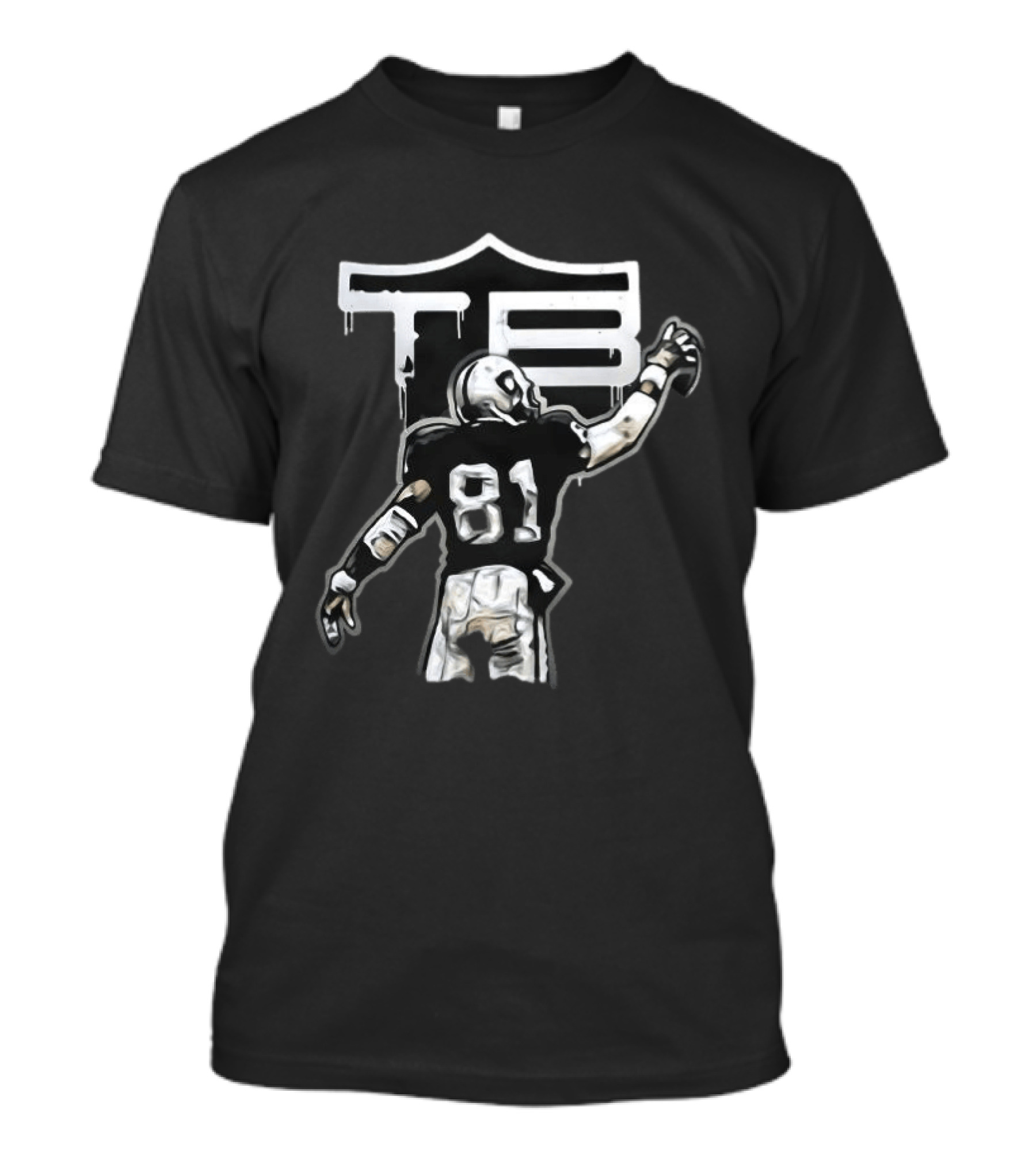 Las Vegas Raiders Mr. R8R 81 TB Football T-Shirt