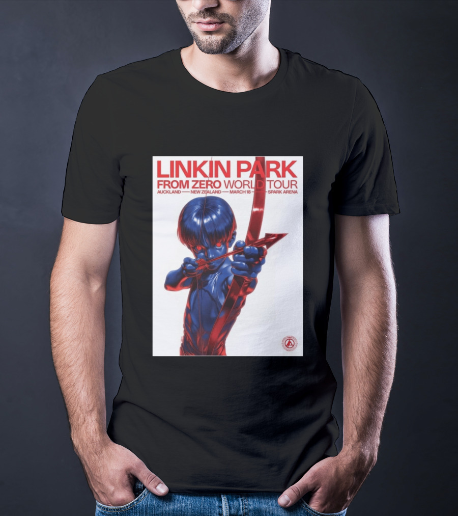 Linkin Park From Zero World Tour Auckland New Zealand 2026 March 18 Spark Arena T-Shirt