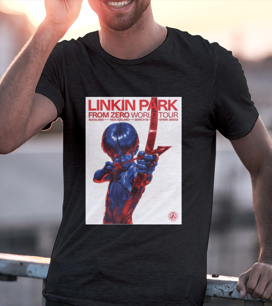 Linkin Park From Zero World Tour Auckland New Zealand 2026 March 18 Spark Arena T-Shirt