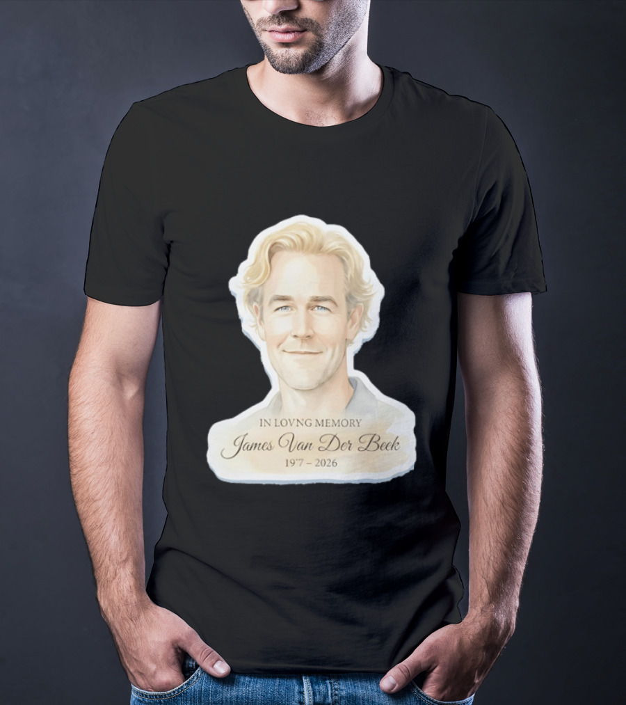 James Van Der Beek In Loving Memory 1977 2026 T-Shirt