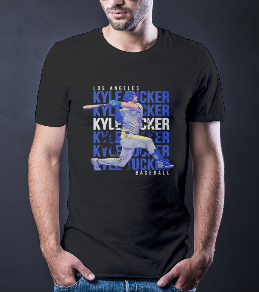 Los Angeles Kyle Tucker Baseball Dodgers Name Repeat T-Shirt