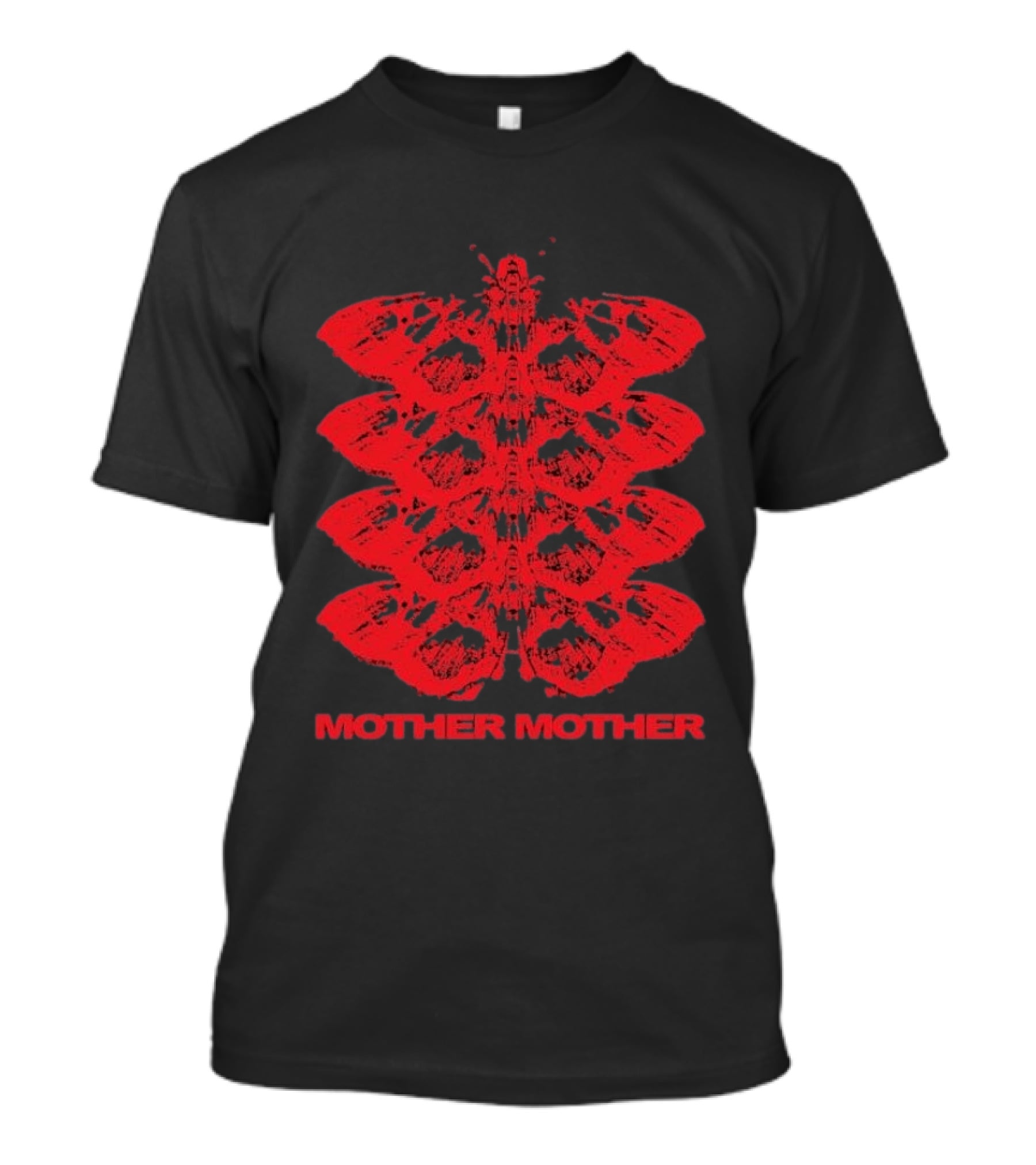 Mother Mother Red Moth Symmetrical T-Shirt