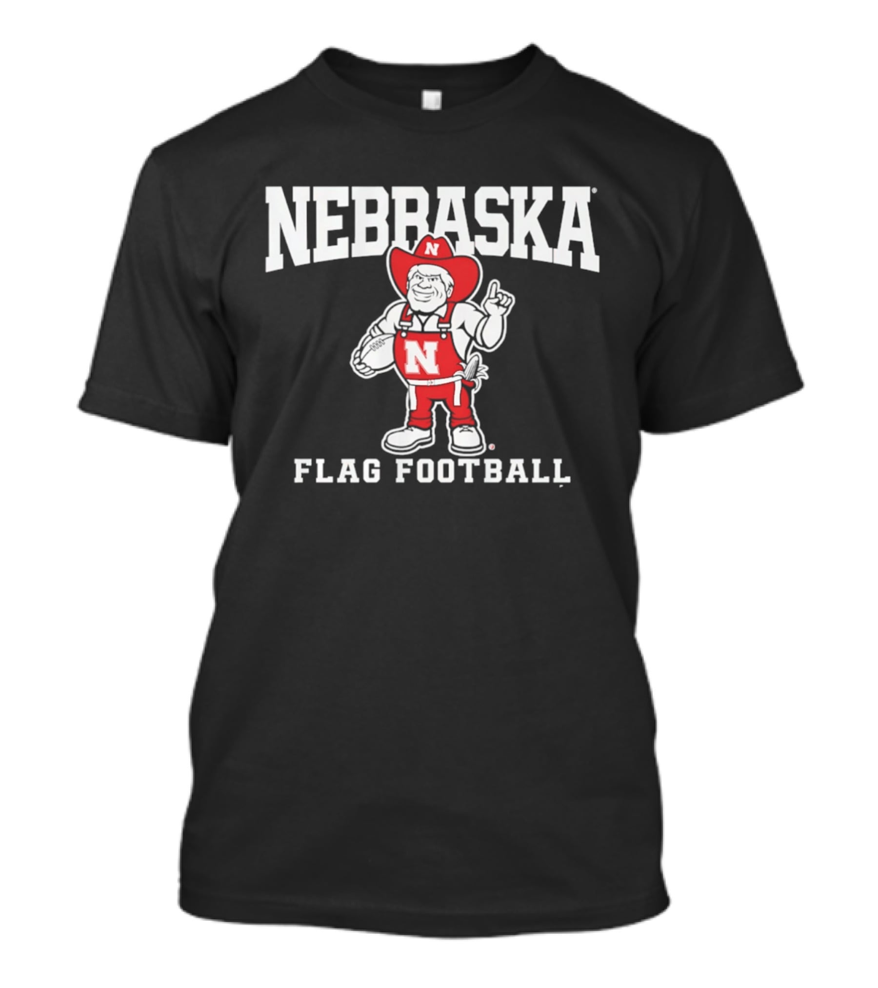 Nebraska Cornhuskers Flag Football T-Shirt