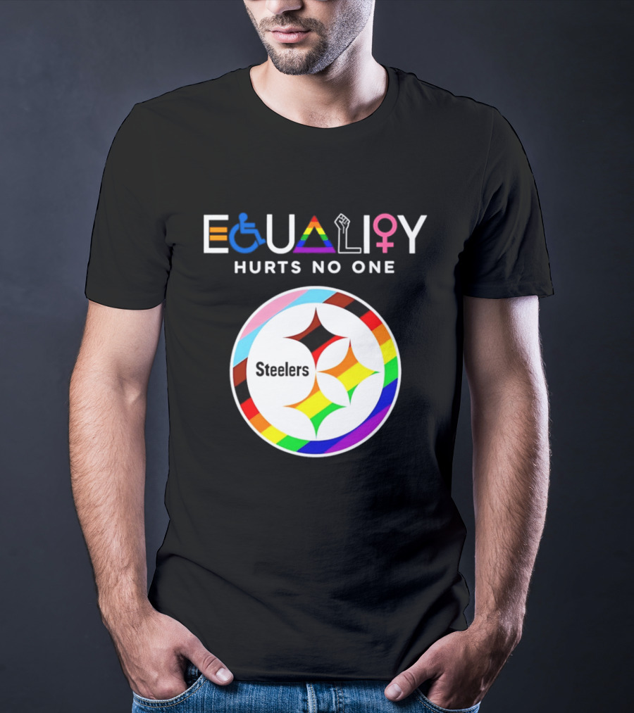 Pittsburgh Steelers Equality Hurts No One Inclusive T-Shirt