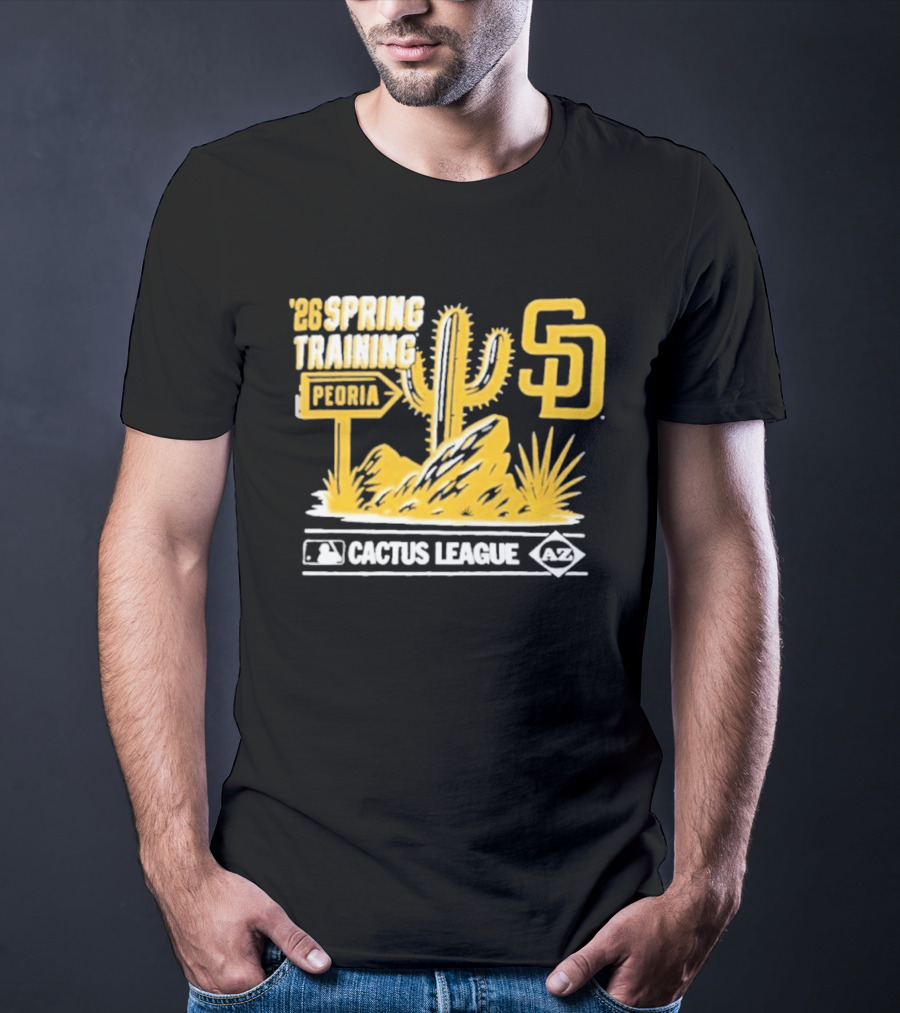 San Diego Padres 2026 Cactus League Spring Training Peoria MLB T-Shirt