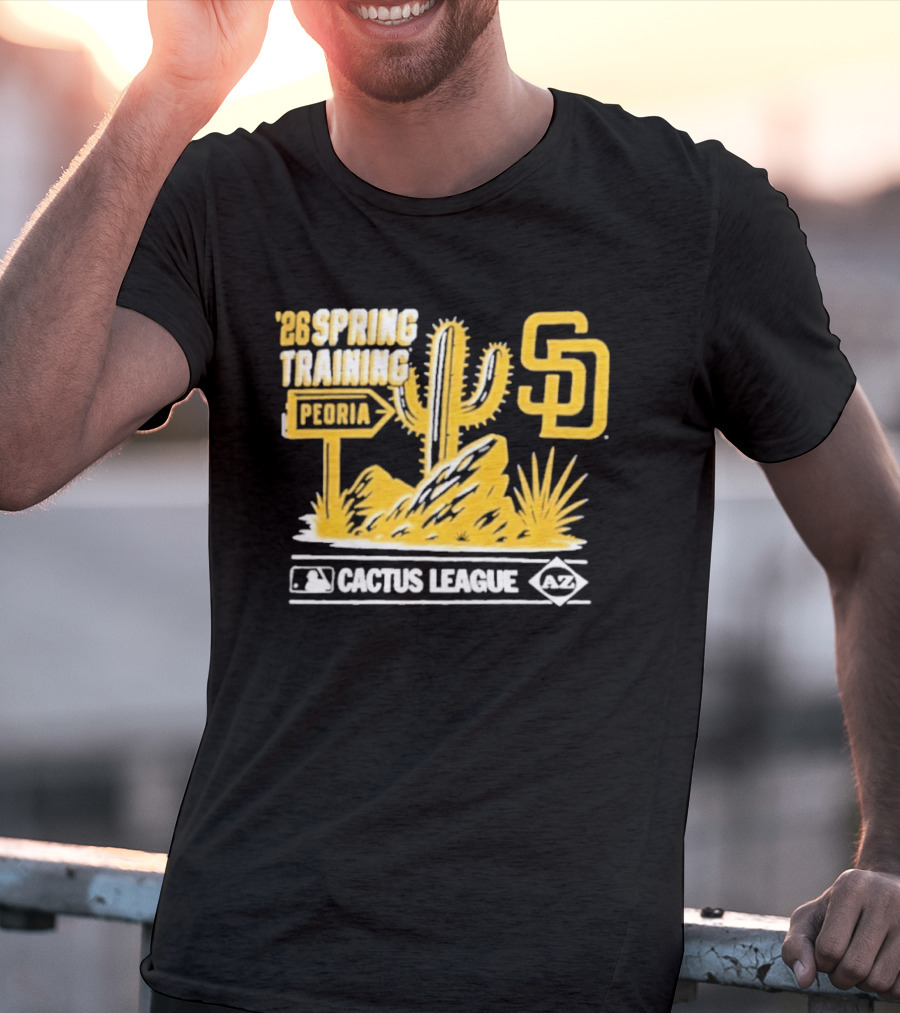 San Diego Padres 2026 Cactus League Spring Training Peoria MLB T-Shirt