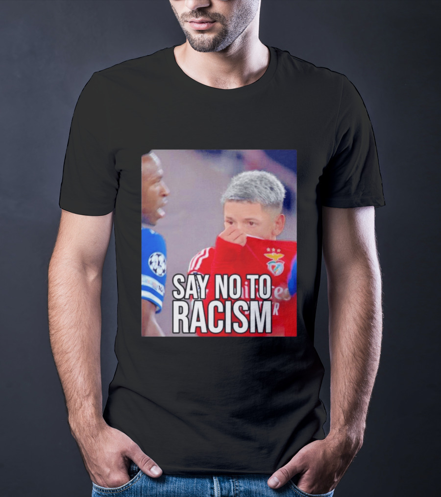Say No To Racism Prestianni Benfica Soccer Awareness T-Shirt