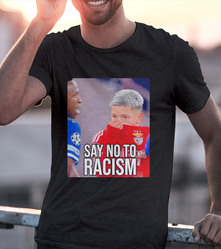 Say No To Racism Prestianni Benfica Soccer Awareness T-Shirt