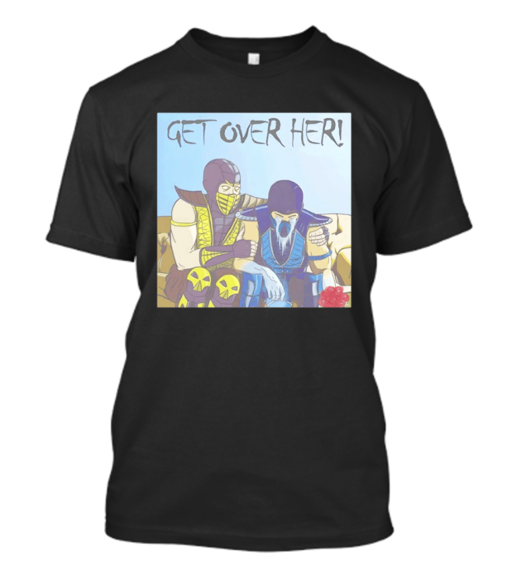 Get Over Her Scorpion Sub Zero Mortal Kombat Meme T-Shirt