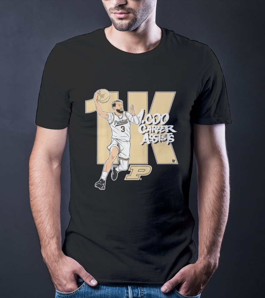 Purdue Basketball 1K Career Assists Braden Smith T-Shirt