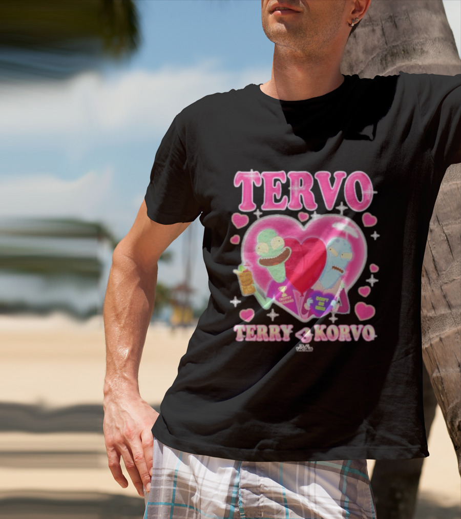 TERVO Terry Korvo Trophy Husband Don't Go Bacon My Heart T-Shirt