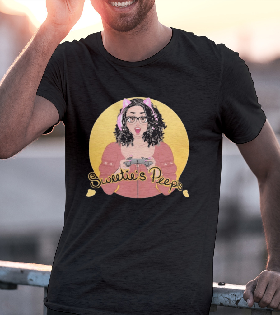Sweetie's Peeps Gamer Girl Headset And Glasses T-Shirt
