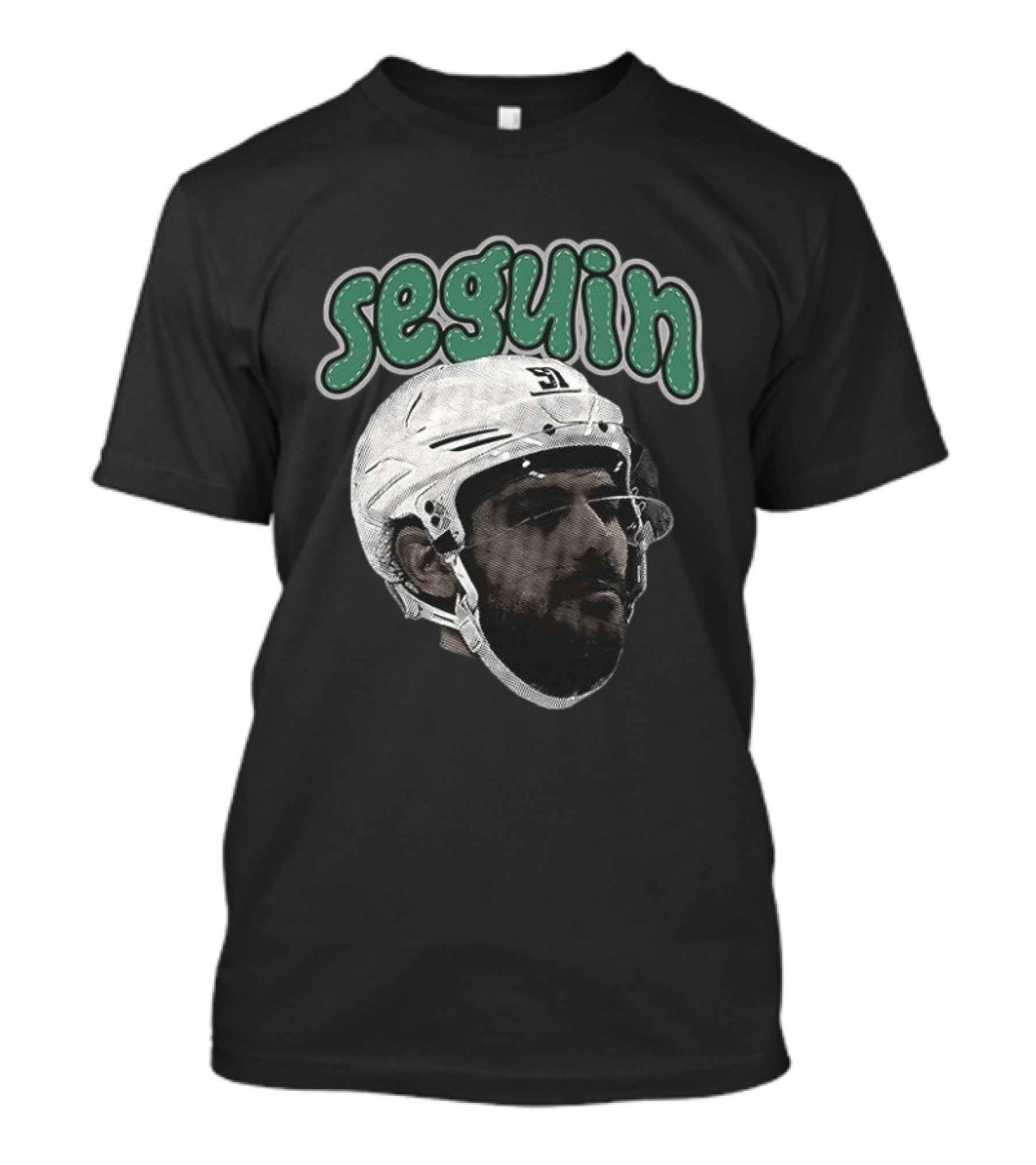 Seguin Dallas Stars Hockey Big Face T-Shirt