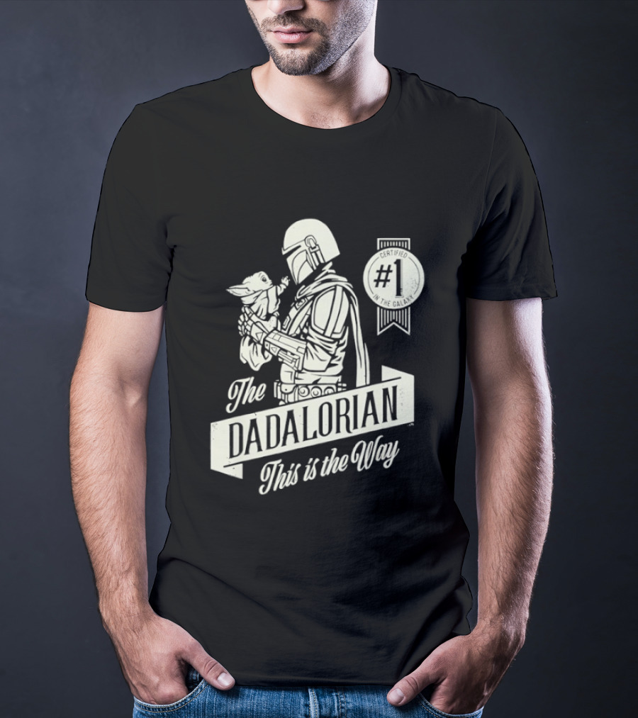 The Dadalorian Yoda Mandalorian Star Wars This Is The Way #1 T-Shirt