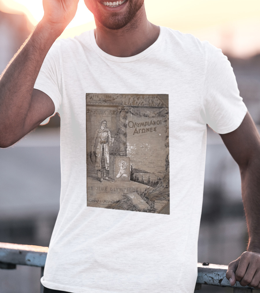 776 1896 Olympiakoi Agones Athina Athènes Jeux Olympiques T-Shirt