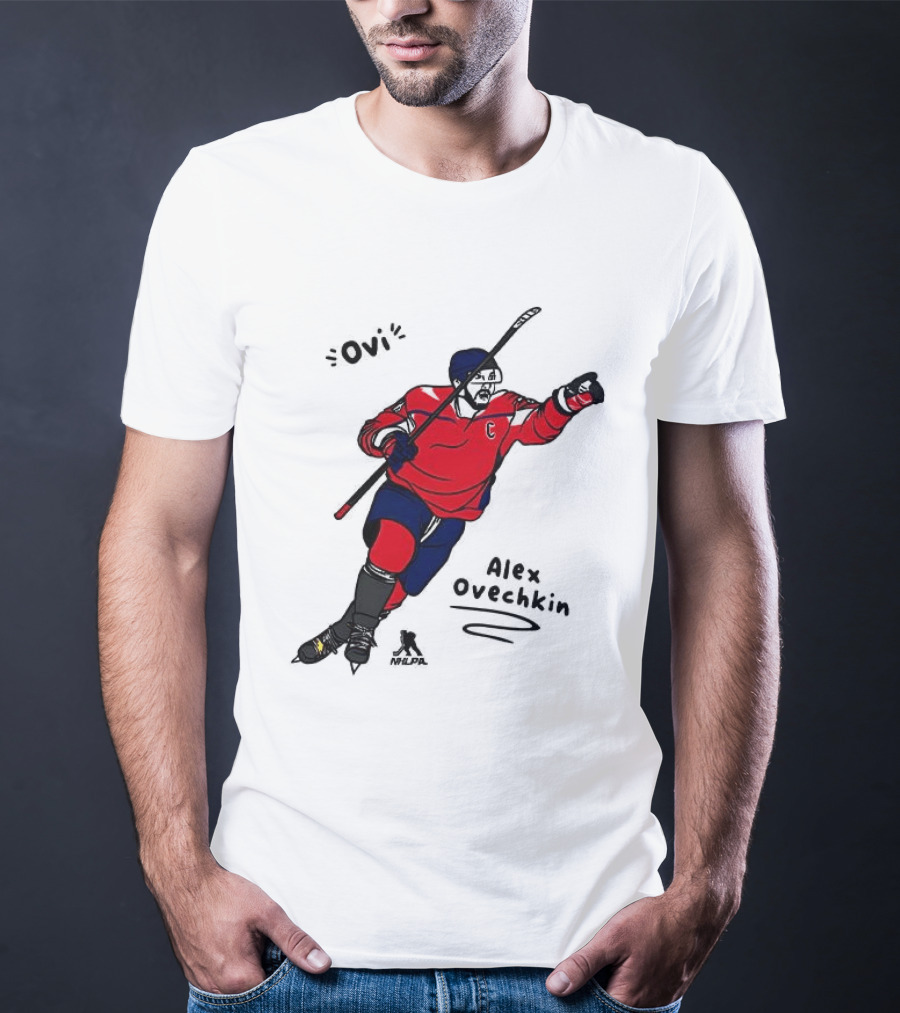 Ovi Cartoon Alex Ovechkin Washington Capitals Hockey T-Shirt