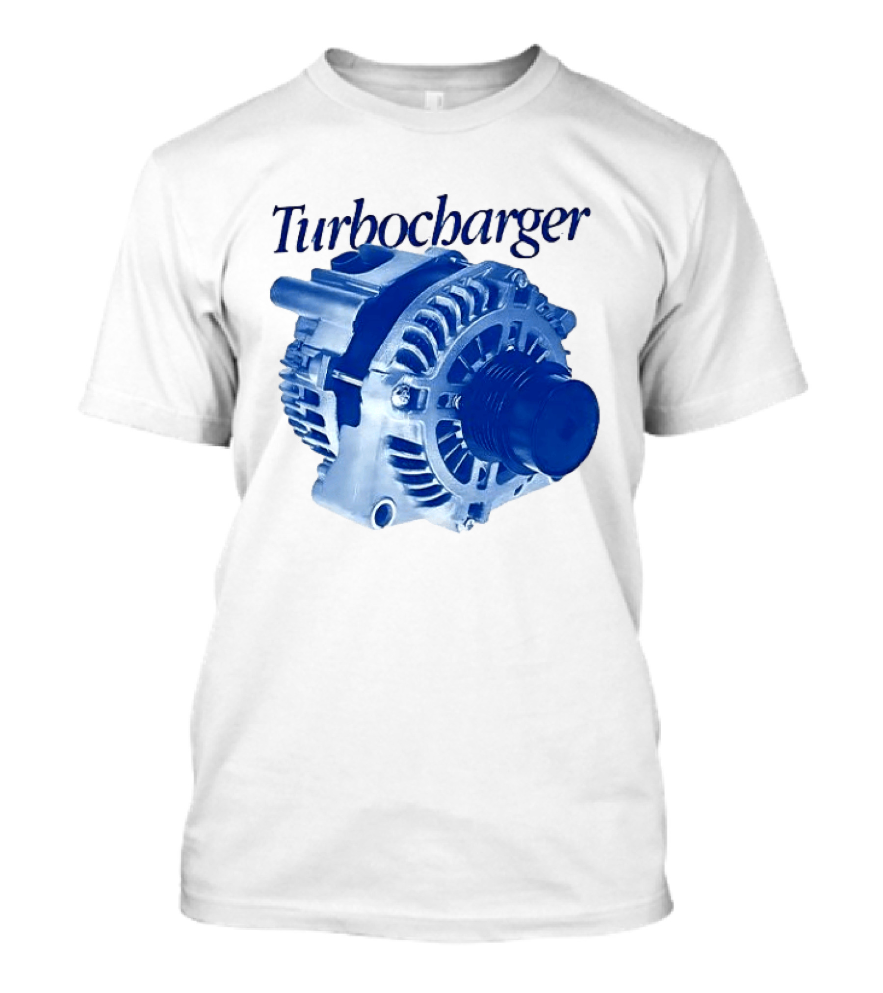Turbocharger Alternator Blue Highlight T-Shirt