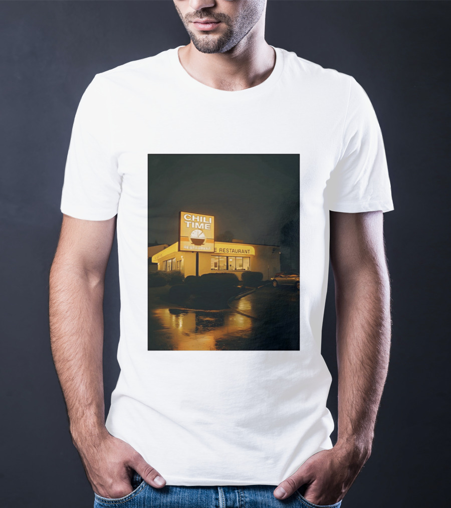 CHILI TIME Night Vibes Restaurant St Bernard Recreation Department T-Shirt