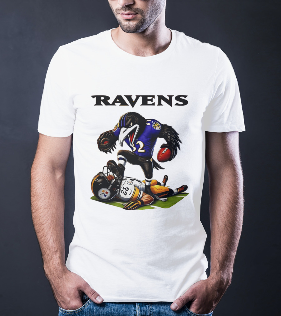 Ravens Vs Steelers Rivalry Intensity Football Battle T-Shirt