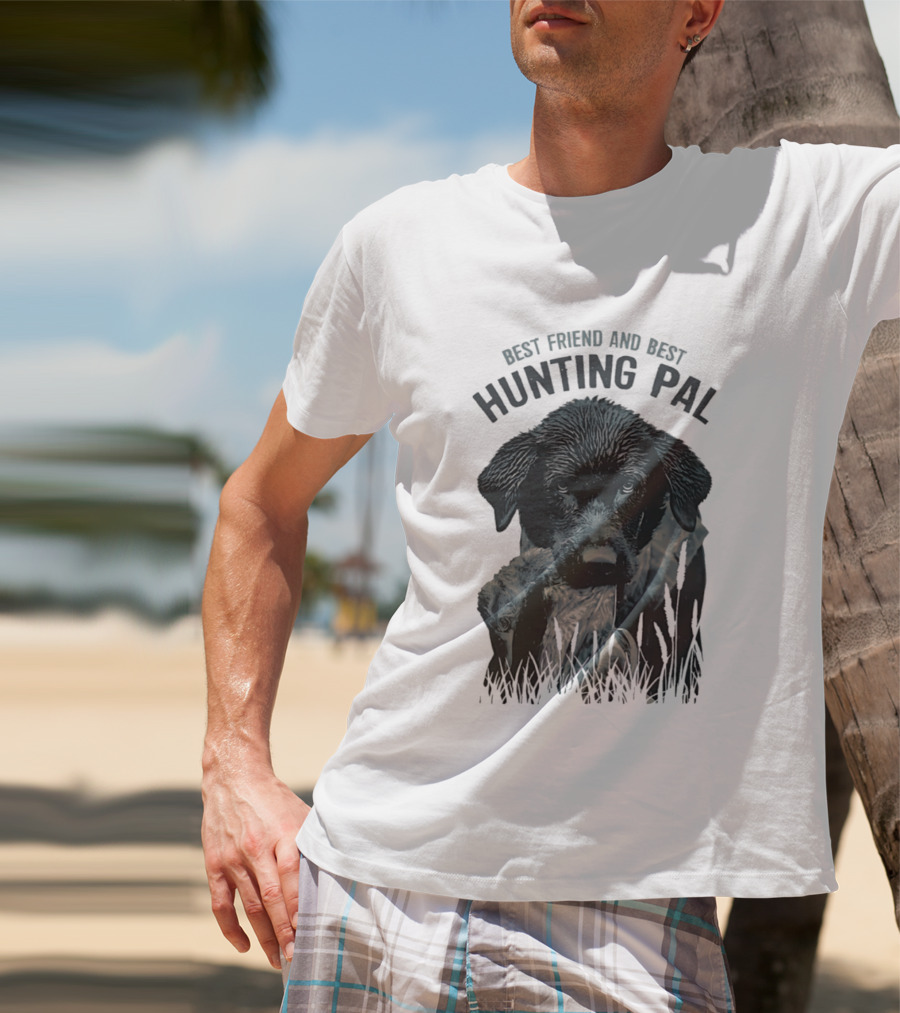 Best Friend And Best Hunting Pal Dog Retriever T-Shirt
