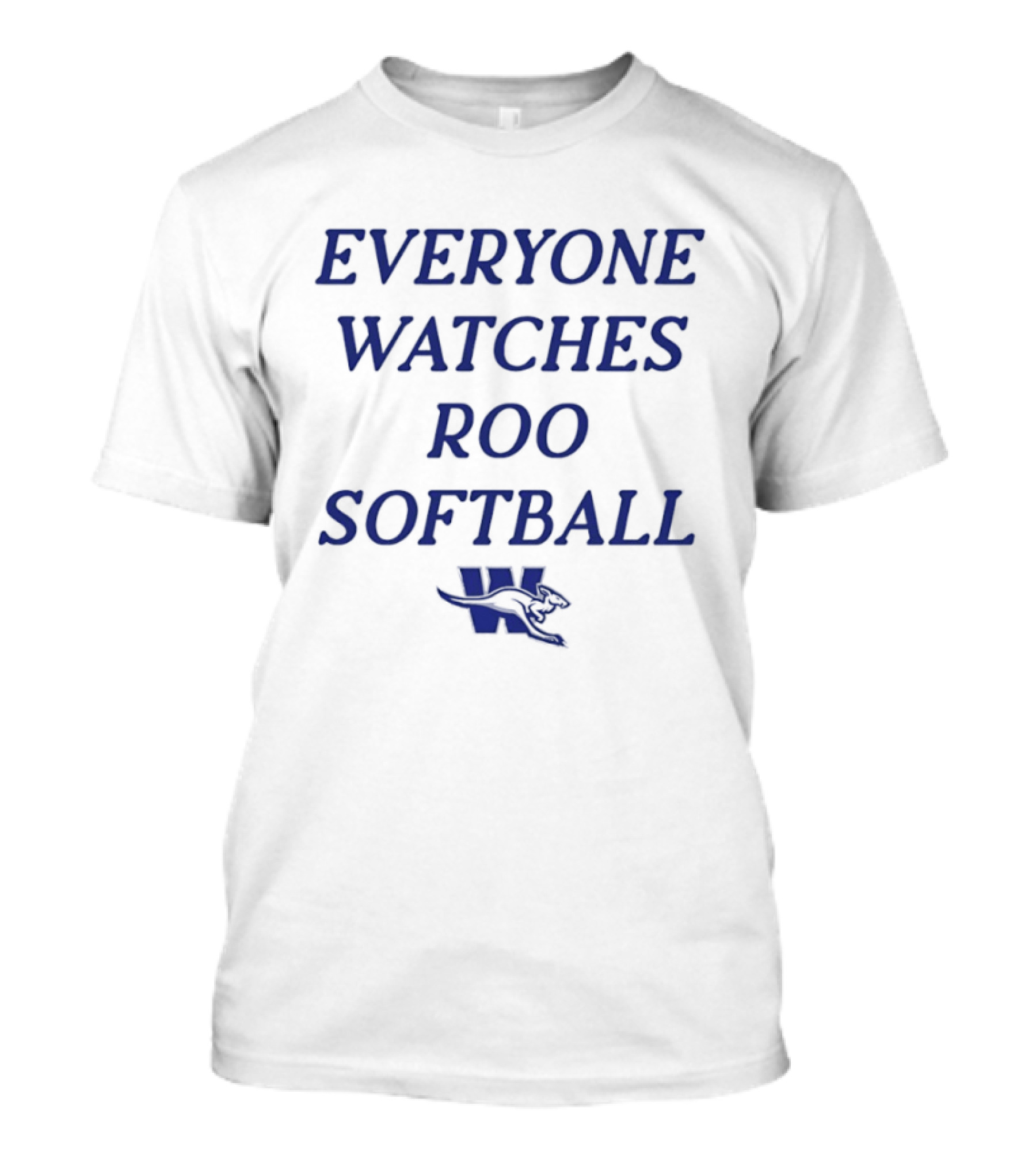 Everyone Es Roo Softball Kangaroo T-Shirt