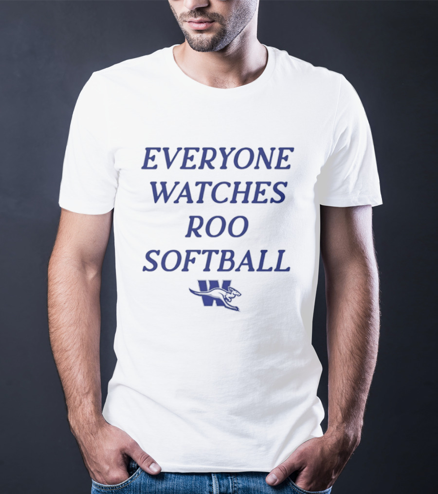Everyone Es Roo Softball Kangaroo T-Shirt