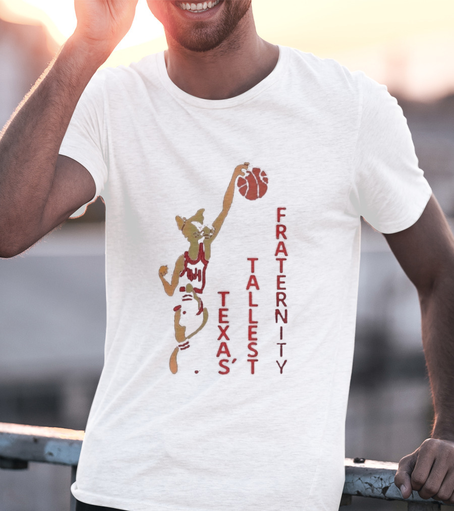 Houston Cougars Texas Tallest Fraternity Cat Dunking Phi Slama Jama T-Shirt
