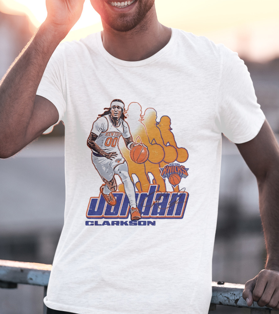 Jordan Clarkson New York Knicks Basketball Sports T-Shirt