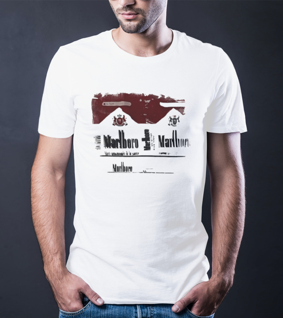 Marlboro Filter French Smoking Warning T-Shirt