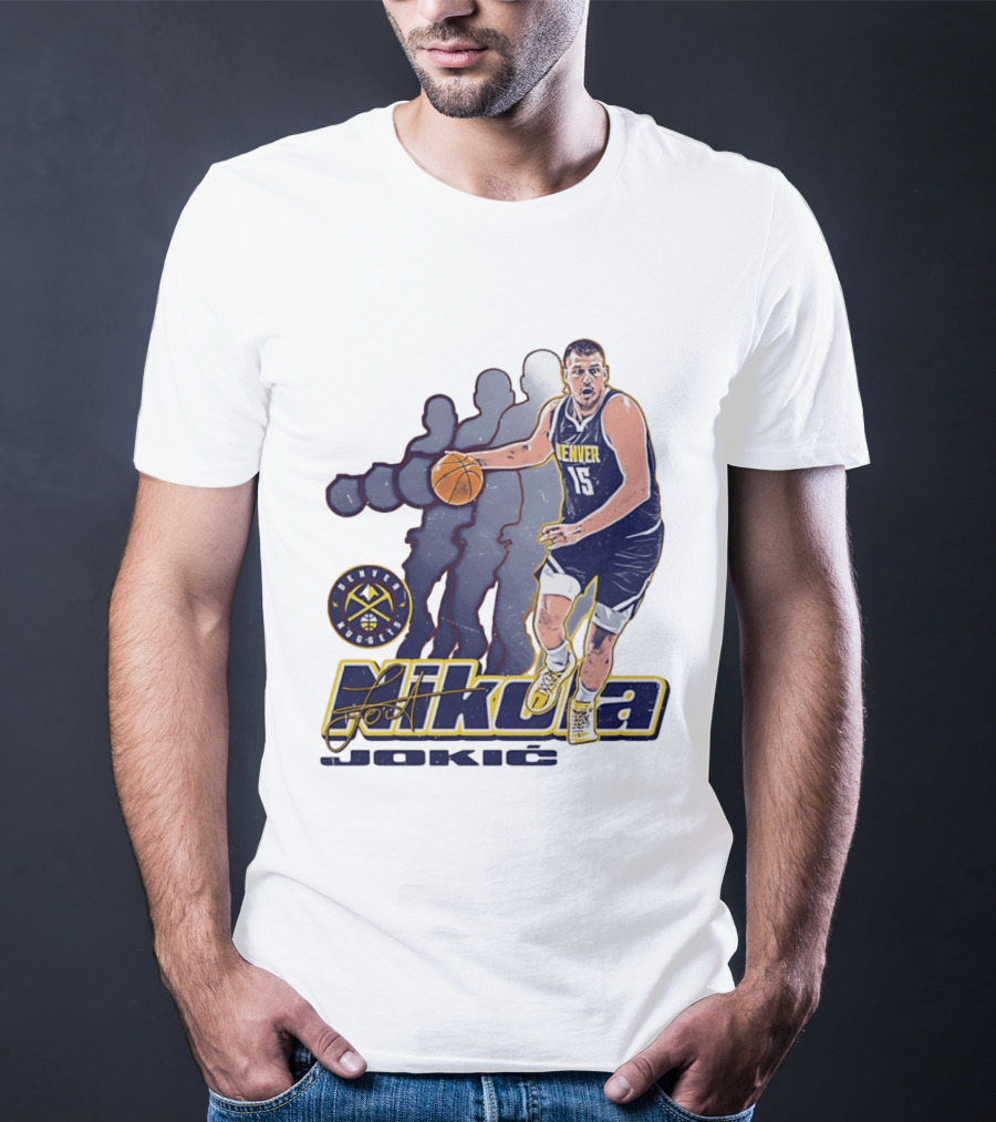 Denver Nuggets Nikola Jokic Basketball Player 15 T-Shirt