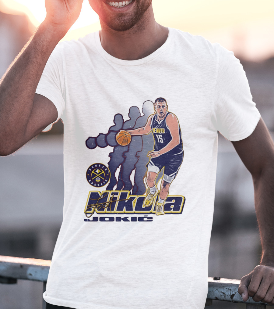 Denver Nuggets Nikola Jokic Basketball Player 15 T-Shirt