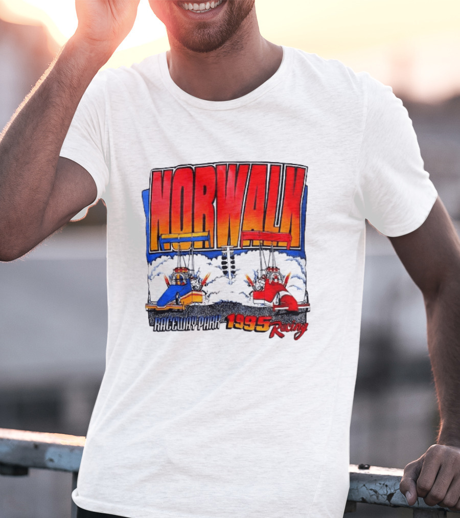 Norwalk Raceway Park 1995 Racing Dragsters Vintage Racing T-Shirt