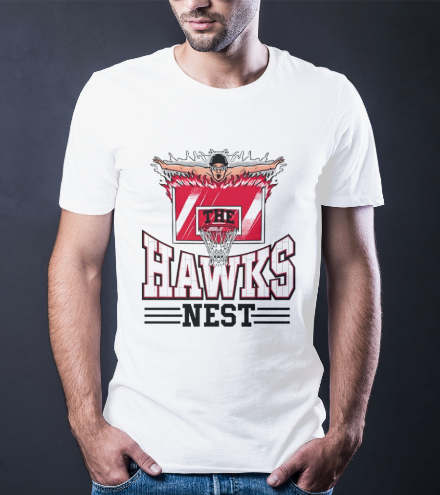 The Hawks Nest Basketball Swimming Combo T-Shirt