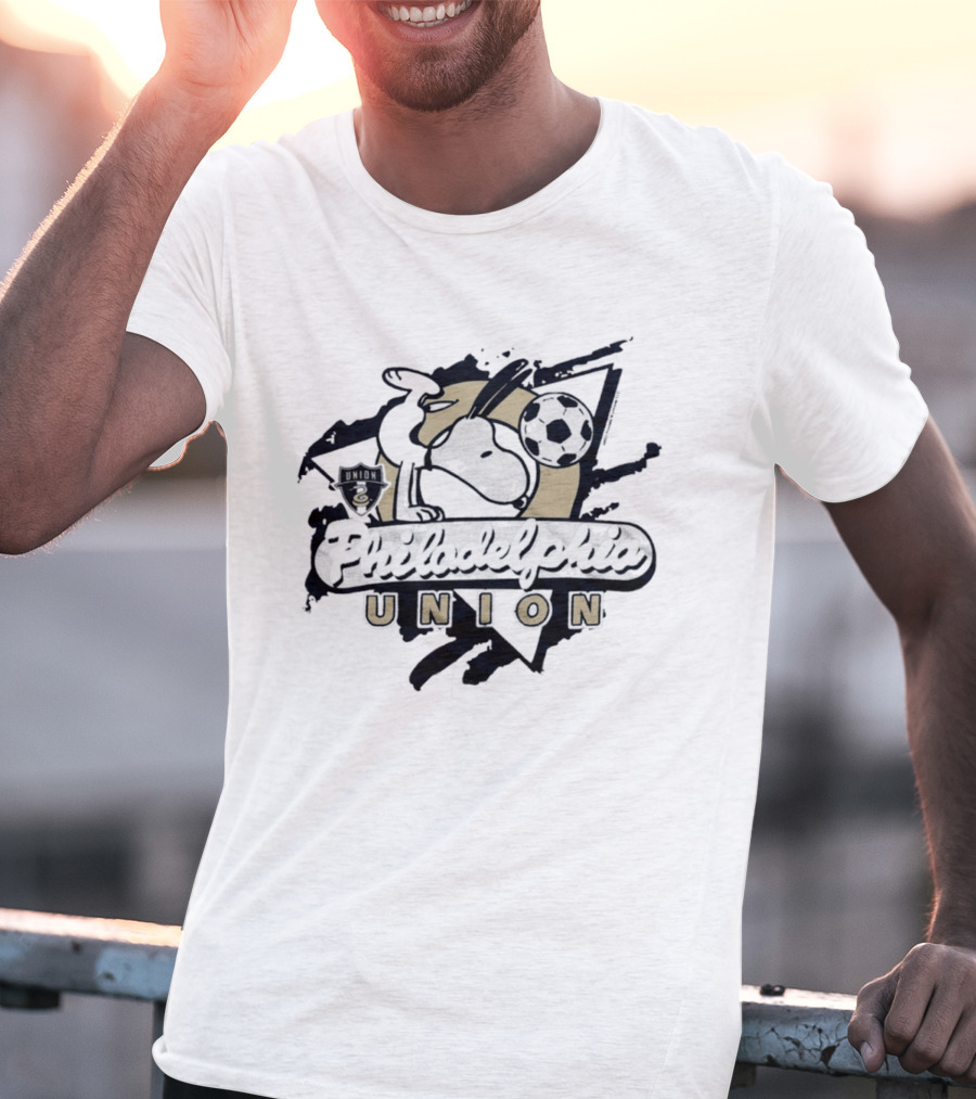 Snoopy Philadelphia Union Soccer Collaboration T-Shirt