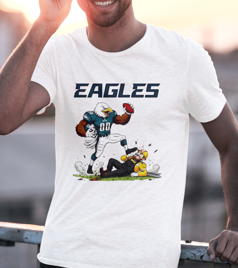 Philadelphia Eagles Vs Pittsburgh Steelers Rivalry Beat Steelers T-Shirt